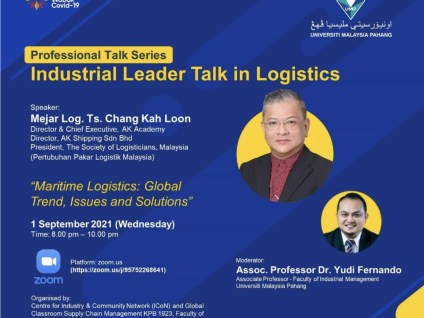 Maritime Logistics : Global Trend, Issues and Solutions